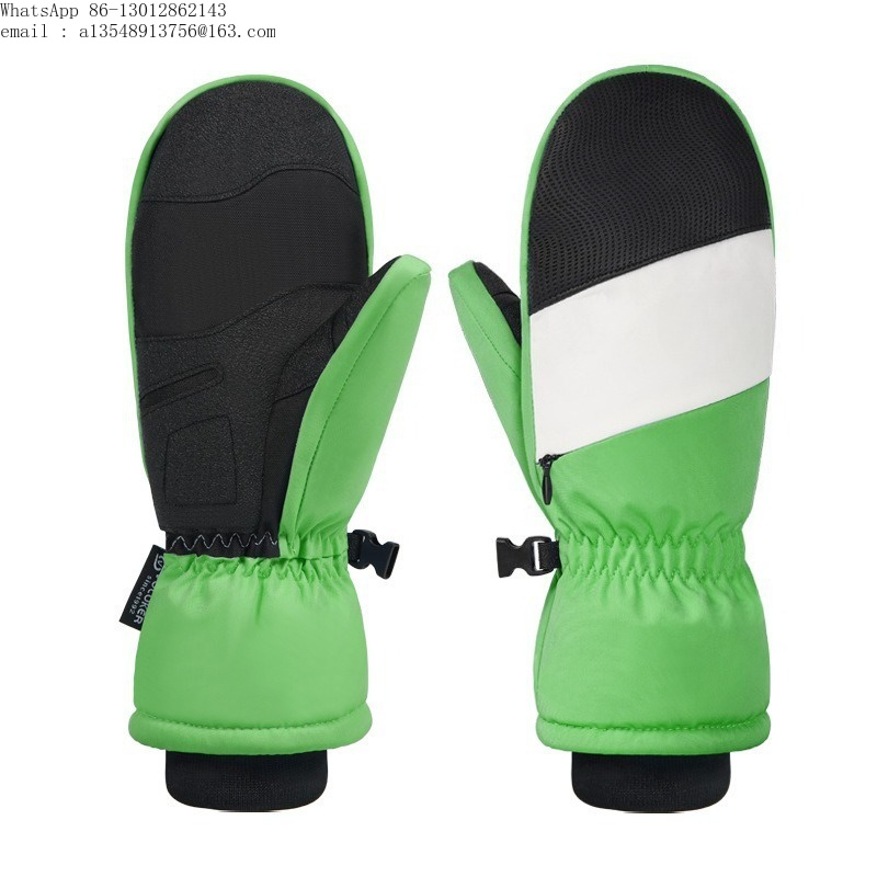 Ski Glove Waterproof - قفازات تزلج من الصوف السميك، عصرية،
