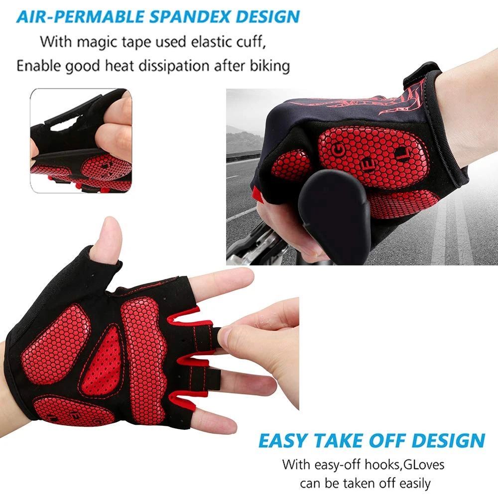 زوج واحد من قفازات ركوب الدراج - مراجعة Workout Glove Gym وسعره