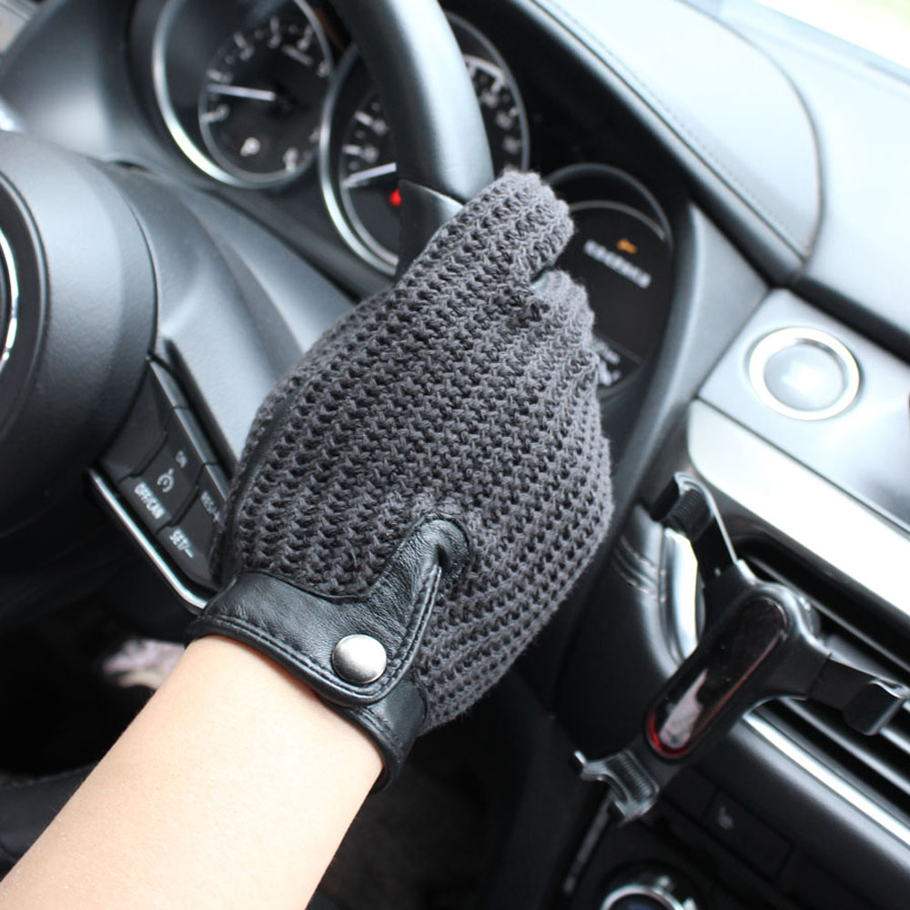 قفازات قيادة رجالية جديدة عالي - مراجعة Leather Driving Glove وسعره