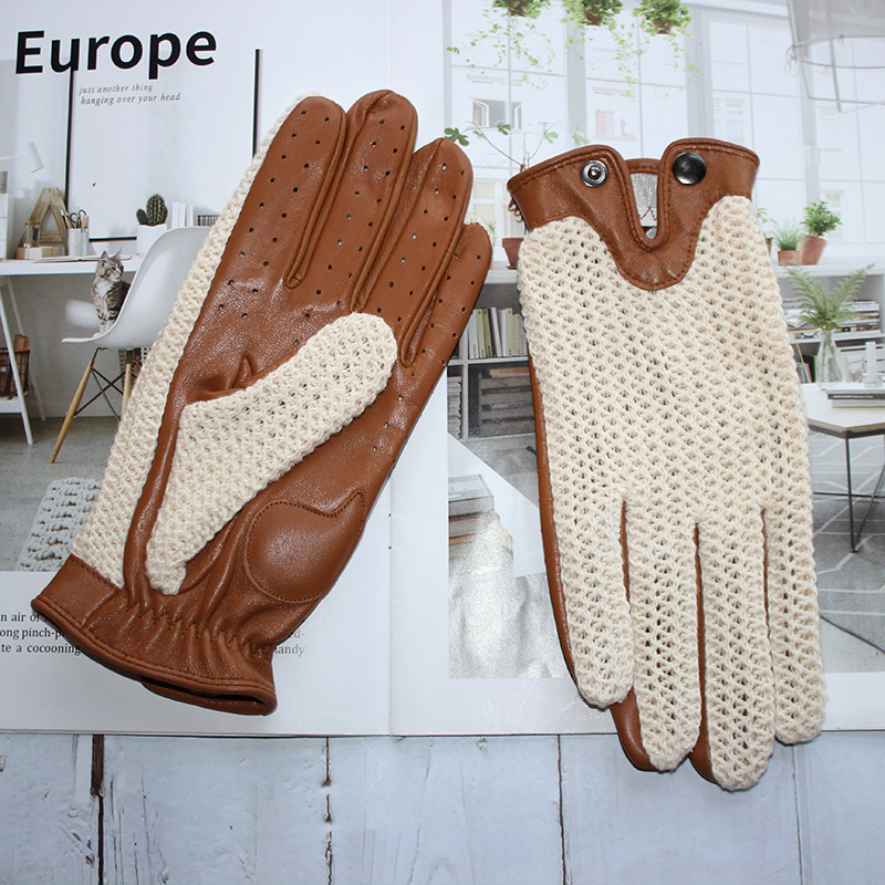 قفازات قيادة رجالية جديدة عالي - مراجعة Leather Driving Glove وسعره