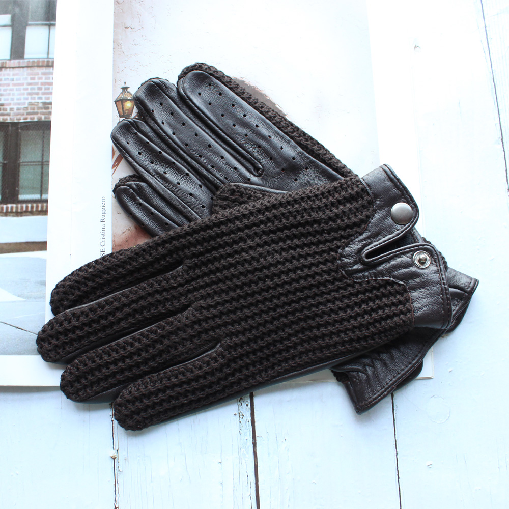 قفازات قيادة رجالية جديدة عالي - مراجعة Leather Driving Glove وسعره