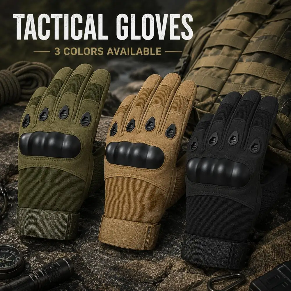 قفازات تكتيكية مقاومة للصدمات، - مراجعة Work Glove Impact وسعره