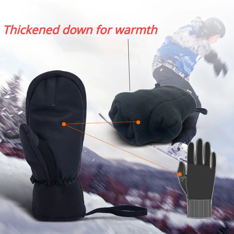 قفازات تزلج شتوية مقاومة للماء - مراجعة Ski Glove Waterproof وسعره