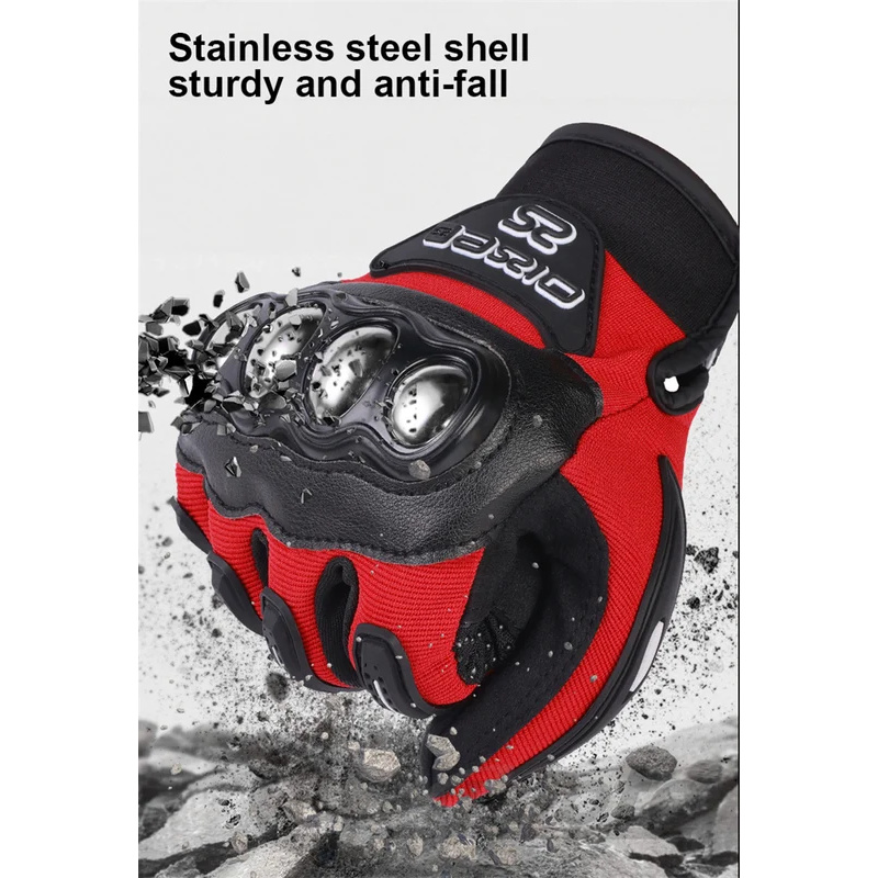 قفازات ركوب الدراجات النارية M - مراجعة Motorcycle Glove Knuckle وسعره