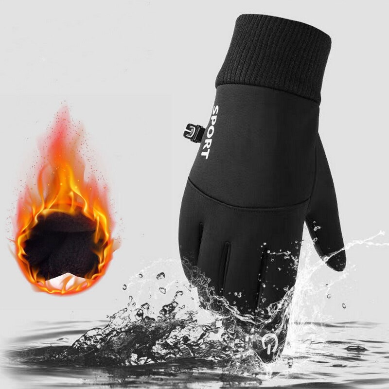 قفازات شتوية دافئة كاملة الأصا - مراجعة Ski Glove Waterproof وسعره