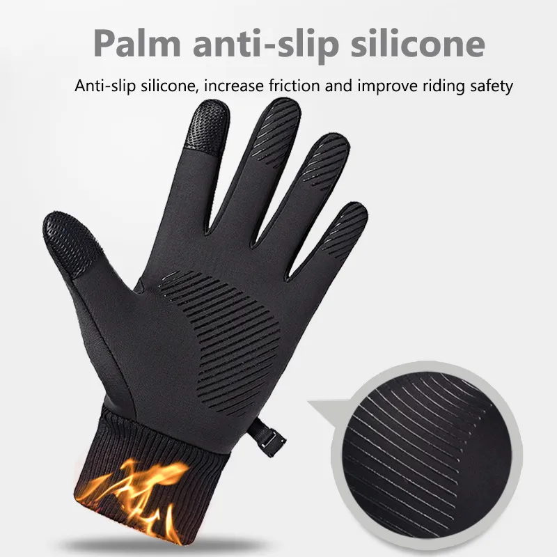 قفازات شتوية دافئة كاملة الأصا - مراجعة Ski Glove Waterproof وسعره