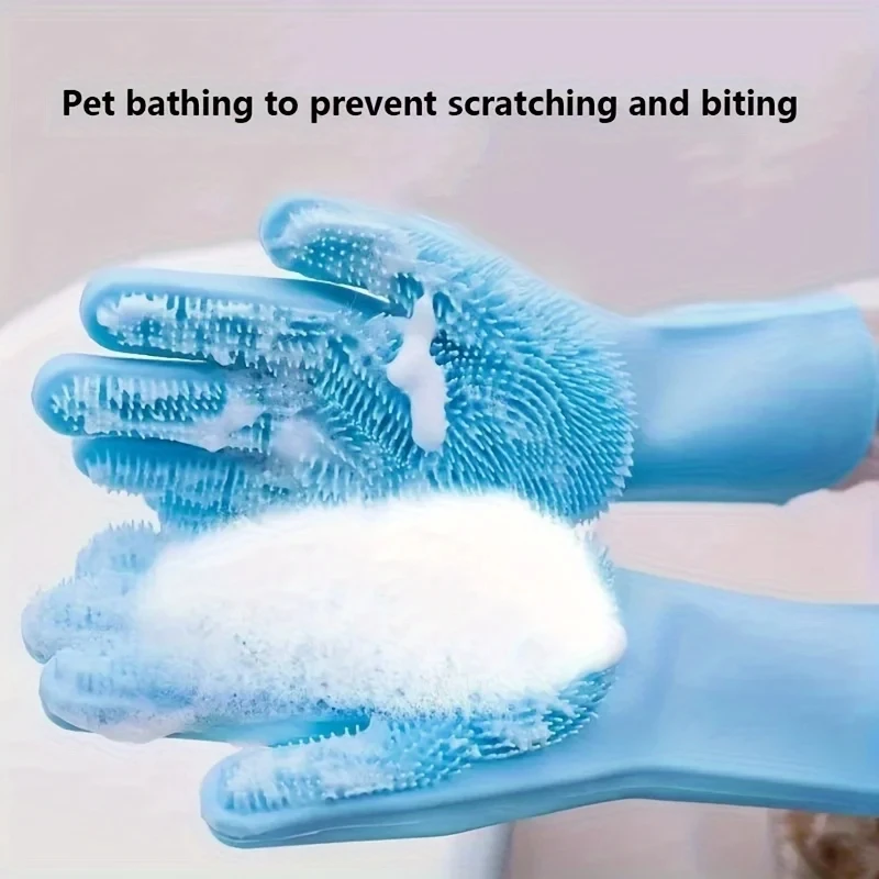 قفازات تنظيف وتصفيف الحيوانات  - مراجعة Rubber Glove Cleaning وسعره