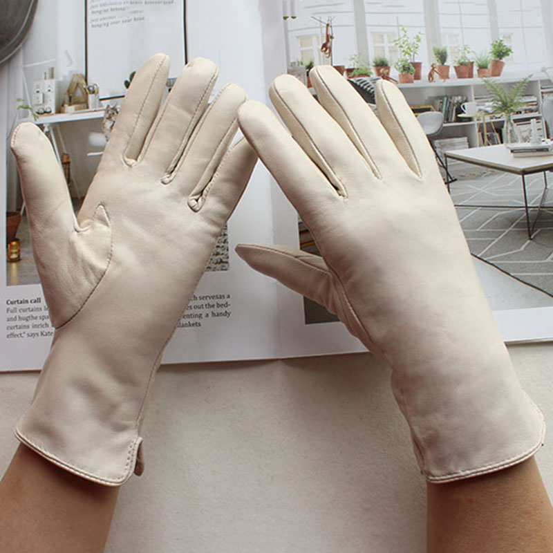 قفازات نسائية من جلد الغنم الم - مراجعة Leather Driving Glove وسعره