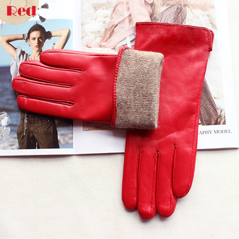 قفازات نسائية من جلد الغنم الم - مراجعة Leather Driving Glove وسعره