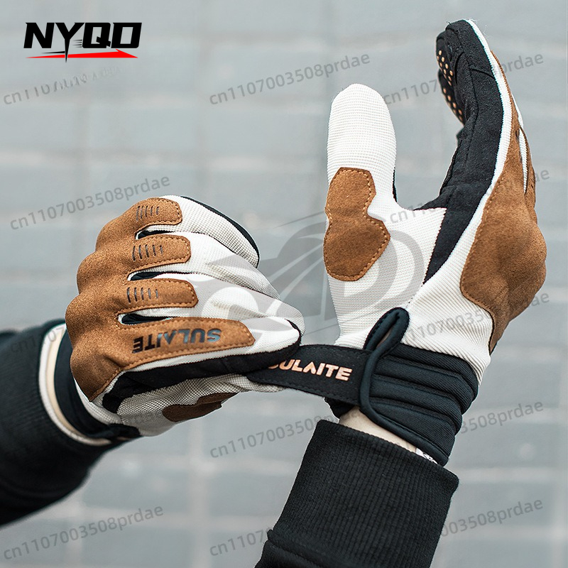 قفازات دراجات نارية كاملة الأص - مراجعة Motorcycle Glove Knuckle وسعره