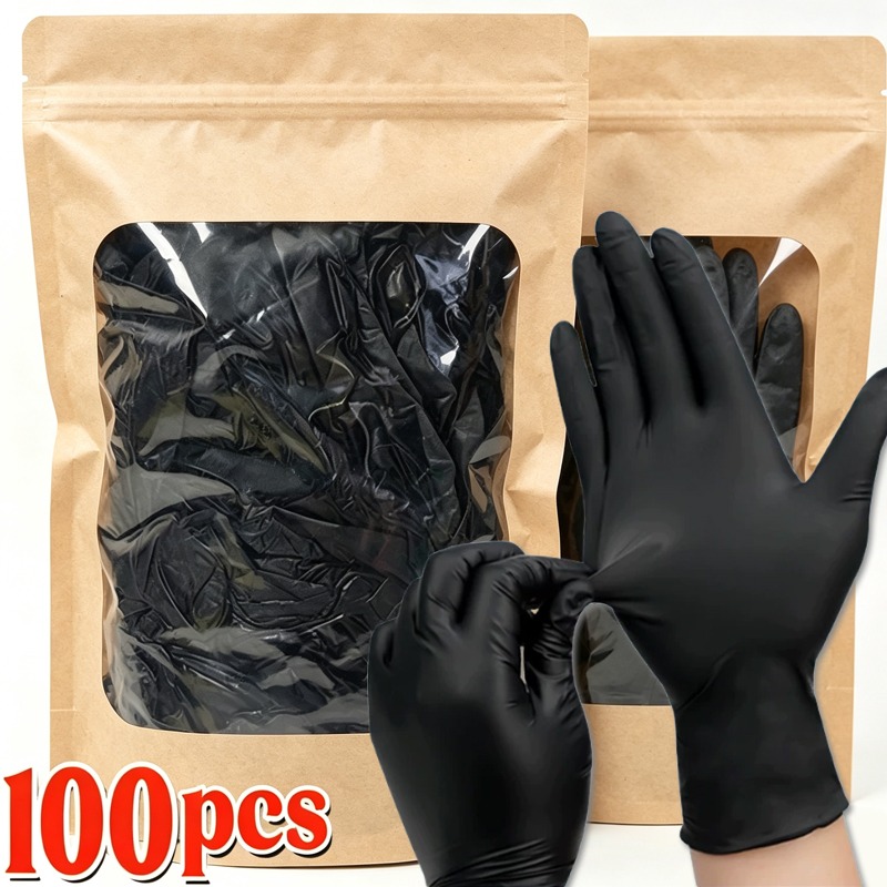 قفازات سوداء للاستخدام مرة واح - مراجعة Latex Disposable Glove وسعره
