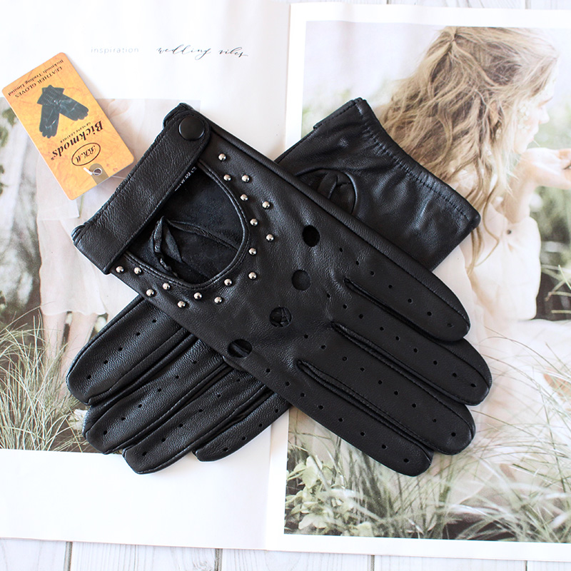 قفازات جلدية صيفية للقيادة جمي - مراجعة Leather Driving Glove وسعره